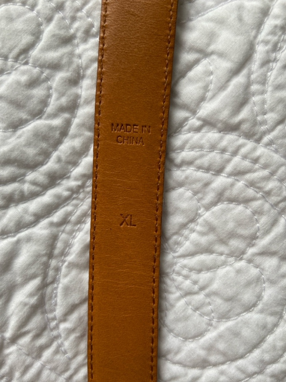 Ralph Lauren Croc-Embossed Leather Belt in Tan Brown - Picture 6 of 12